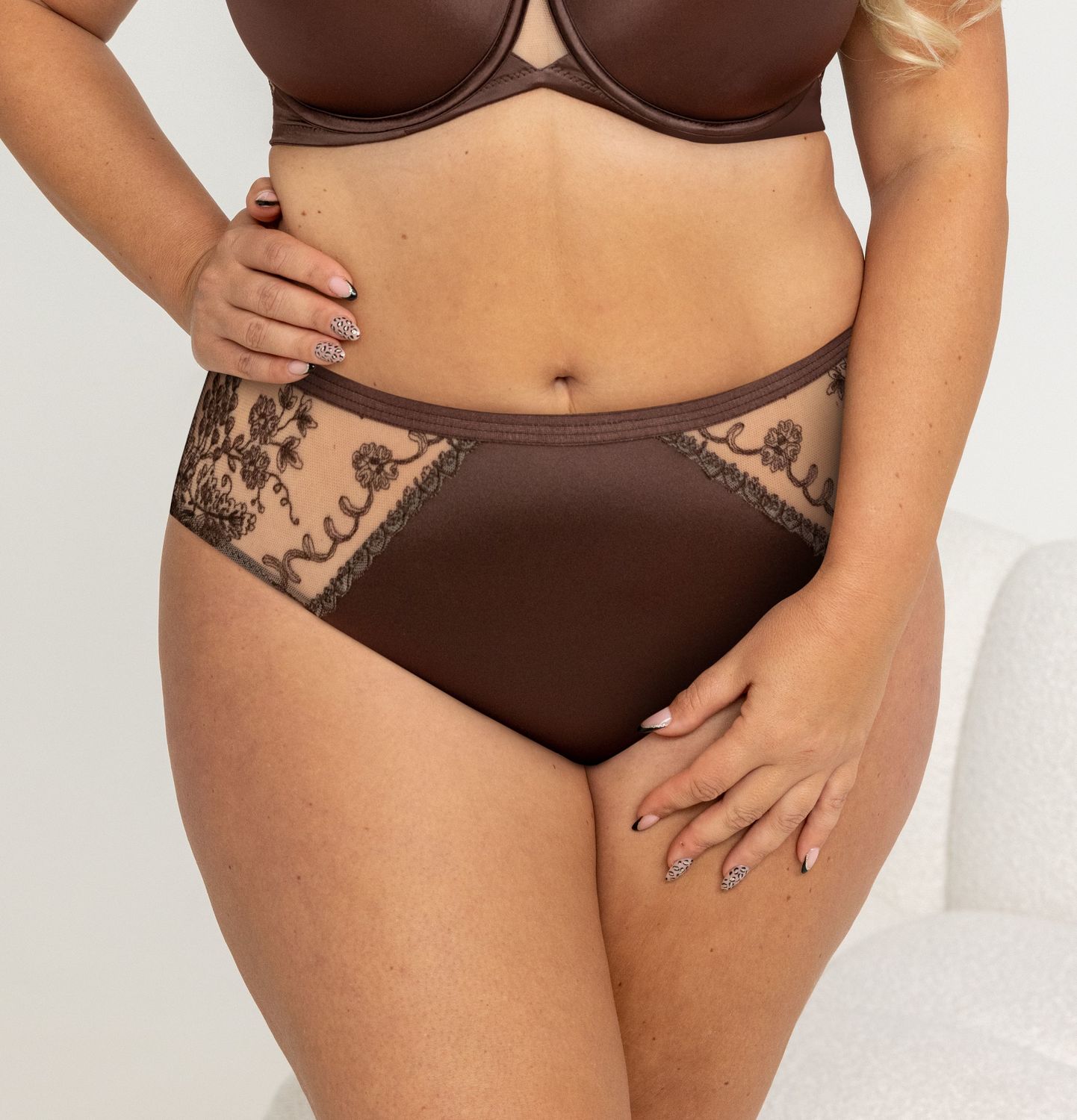 Slip Kriss line cioccolato F10 LP030 MA