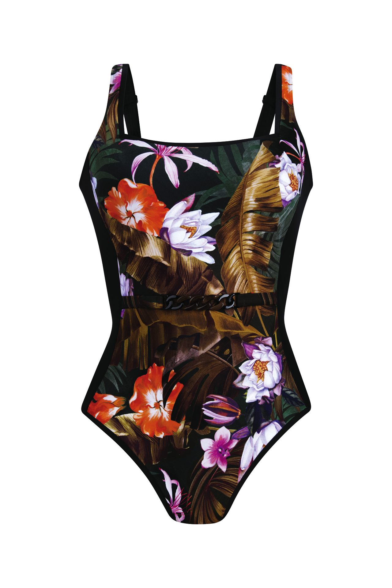 Costume da bagno intero M6 7211 verde oliva