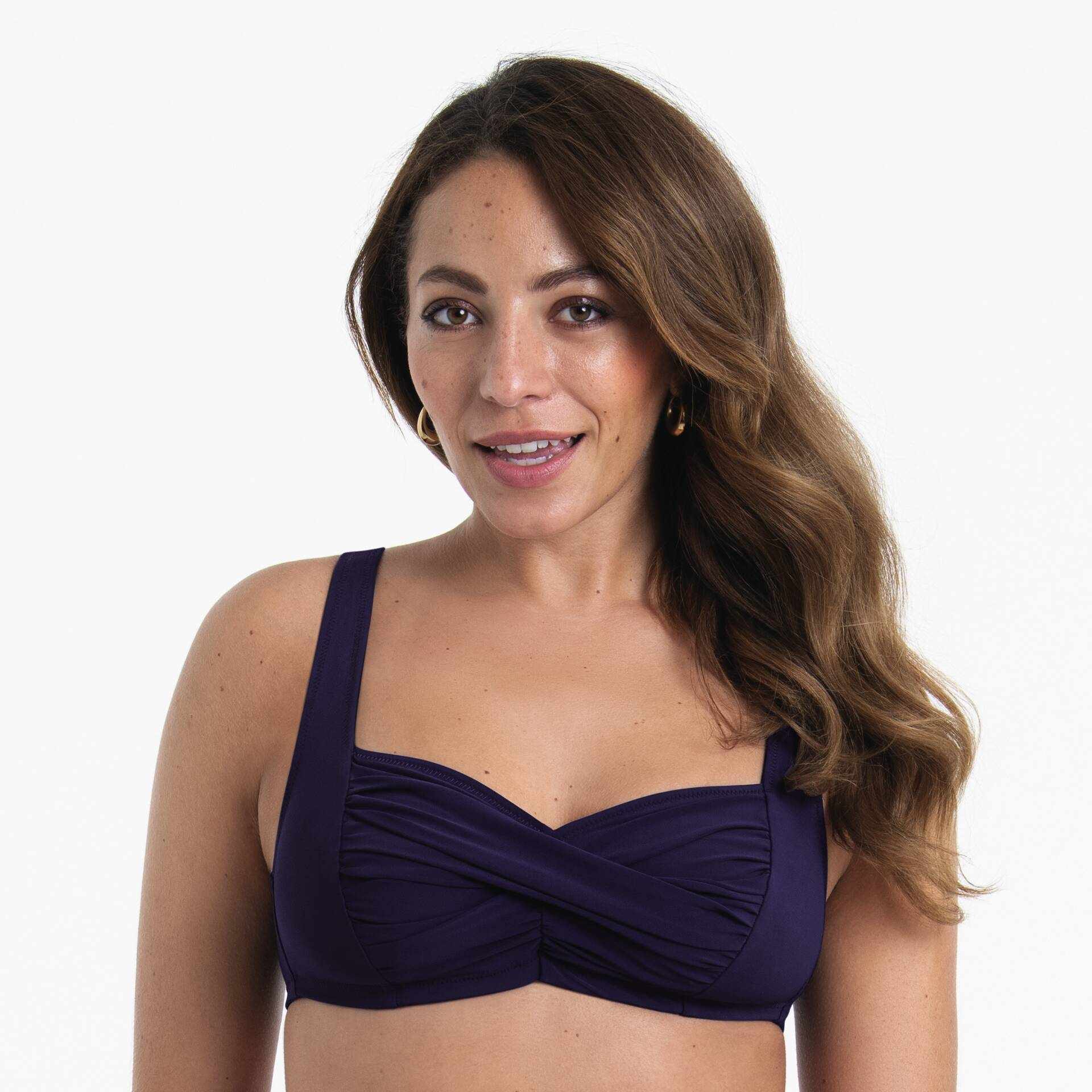 Bikini senza ferretto curvy M6 8323 mora