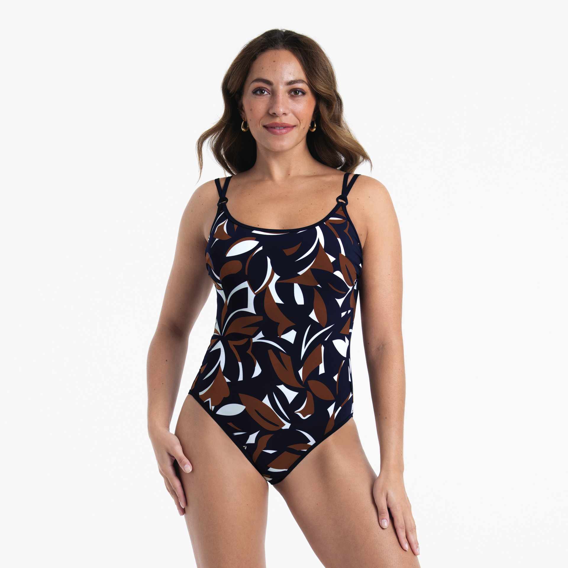 Costume da bagno intero senza ferretto M6 7729 blu