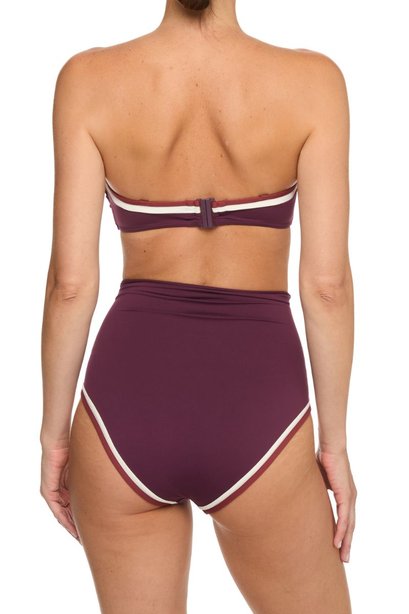 Bikini a fascia e slip alto 2936 SG 2938 CU bordo'