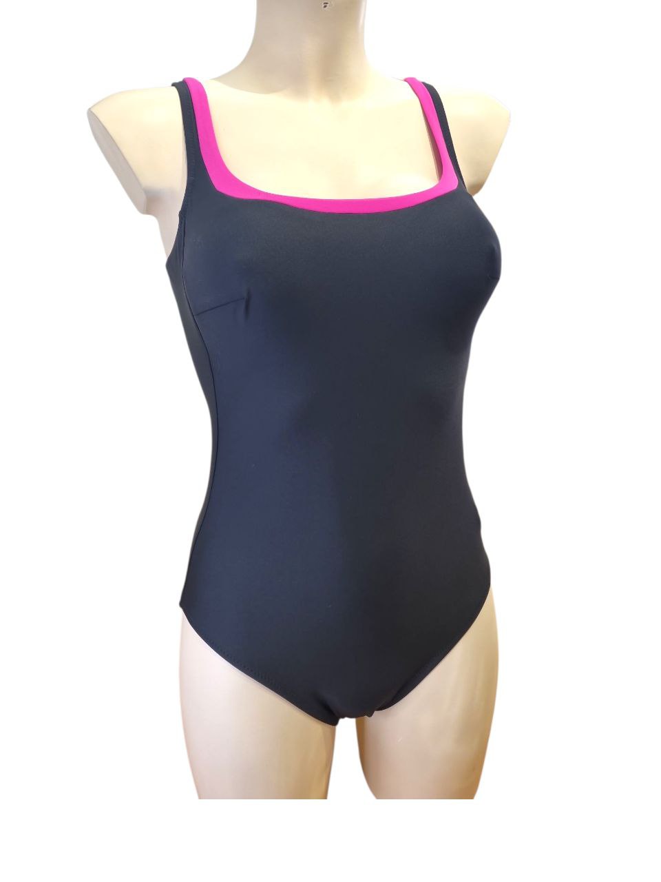 Costume intero Senza ferretto B208 500SW 0113 nero/fuxia