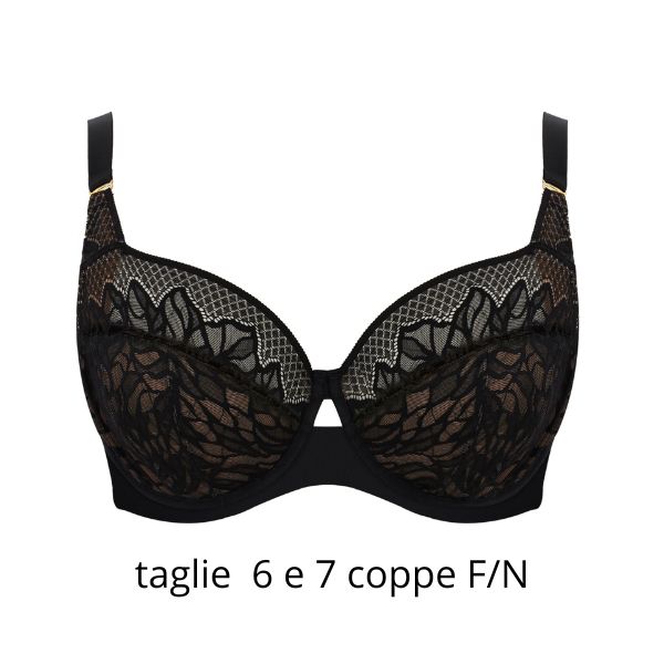 Reggiseno full cup per seni grandi e molto grandi 11195 Sophia taglie 6-7 coppe F/N