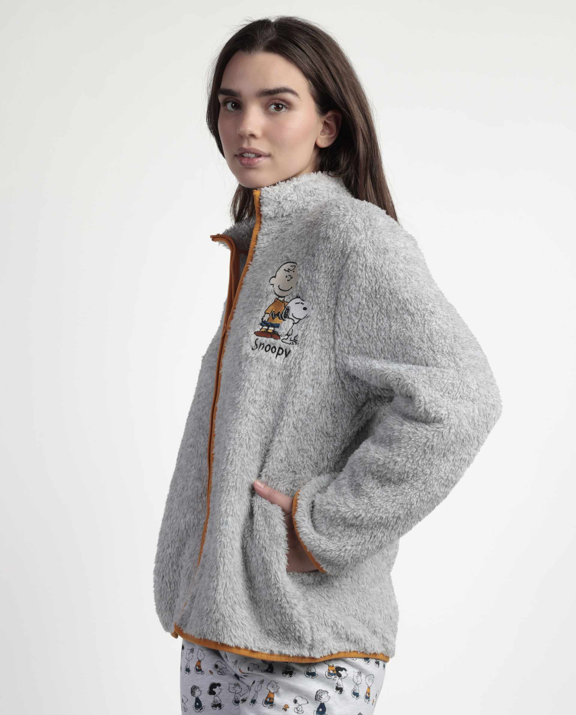 Giacca coral Peanuts 67237 grigio