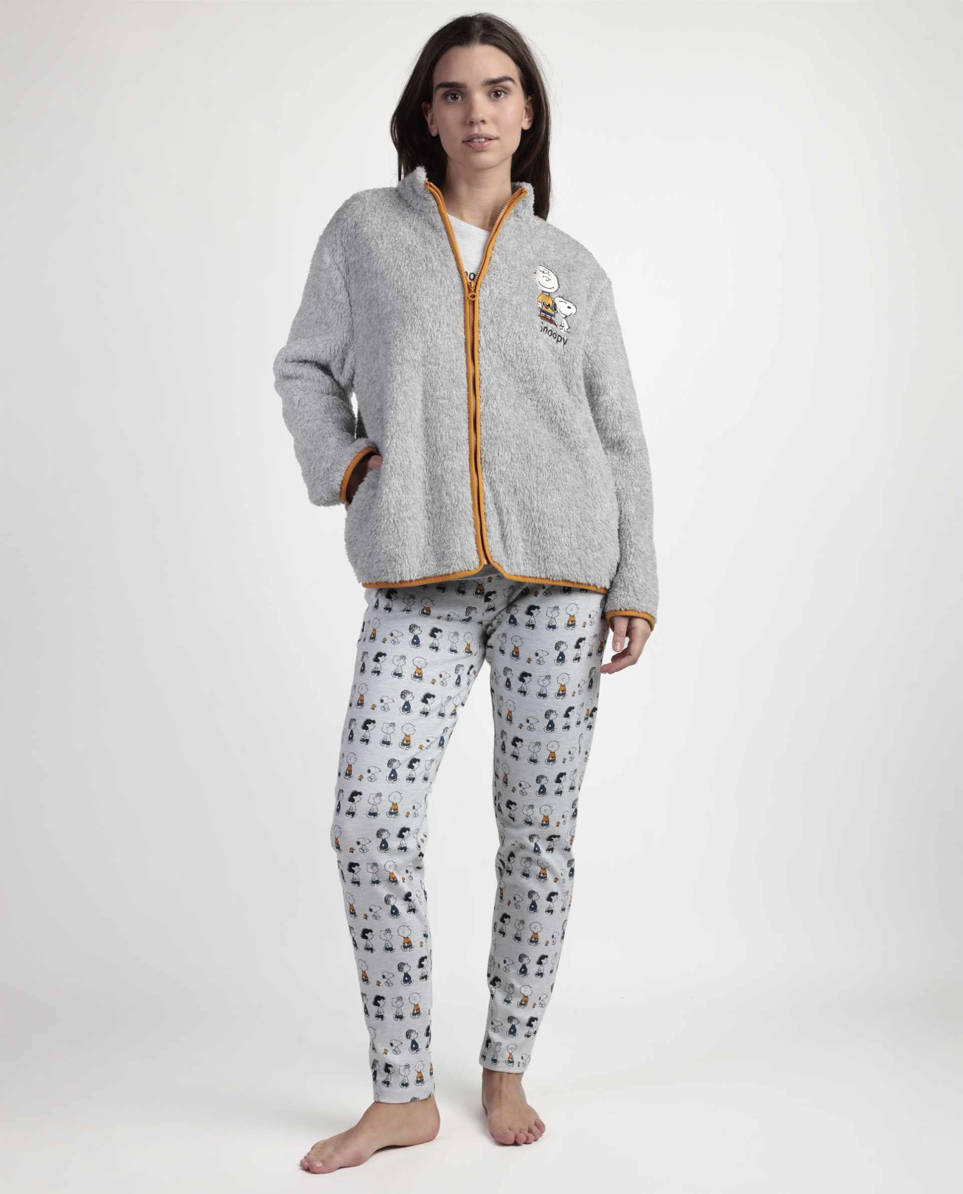 Giacca coral Peanuts 67237 grigio