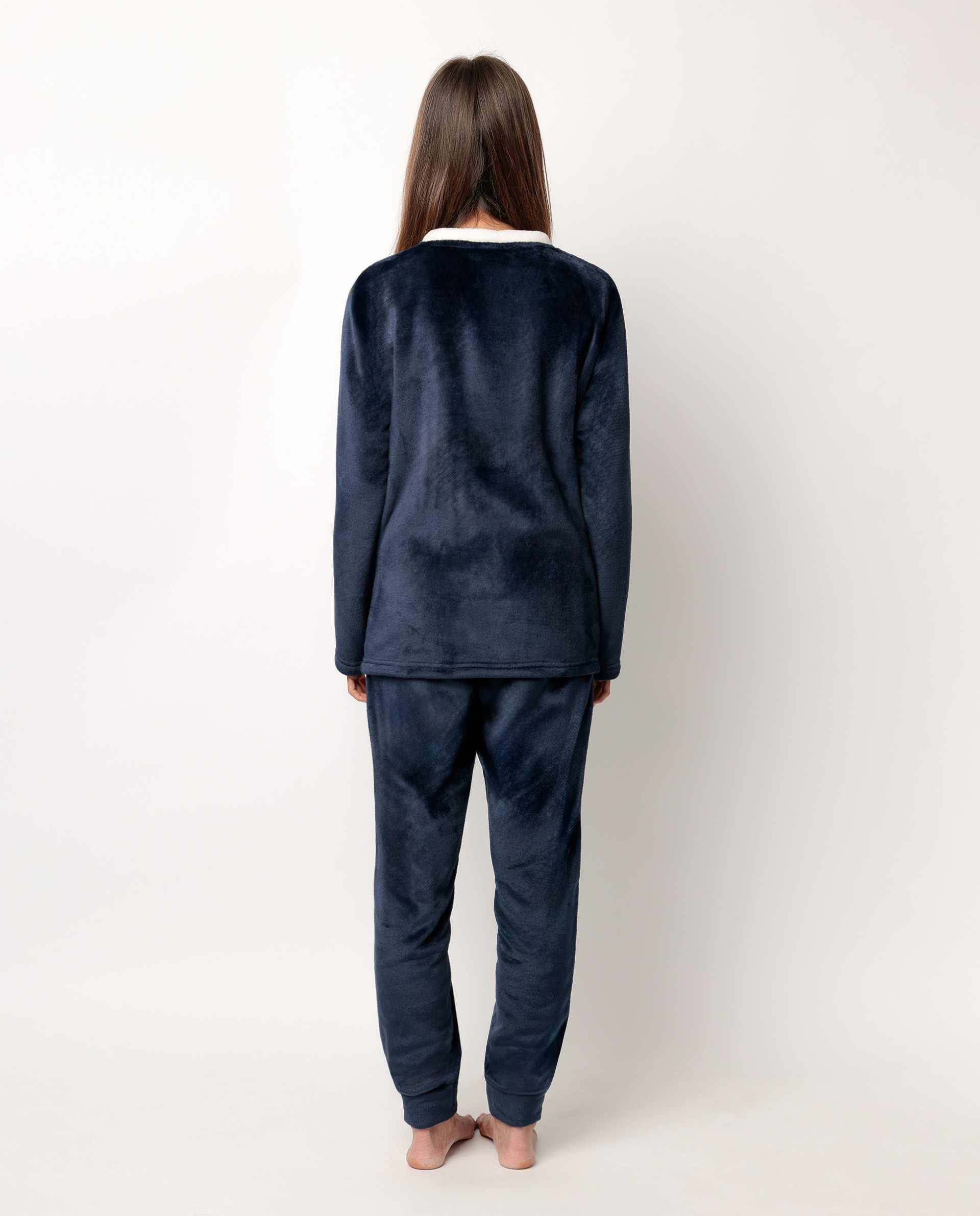 Pigiama manica lunga Peanuts 63423 blu