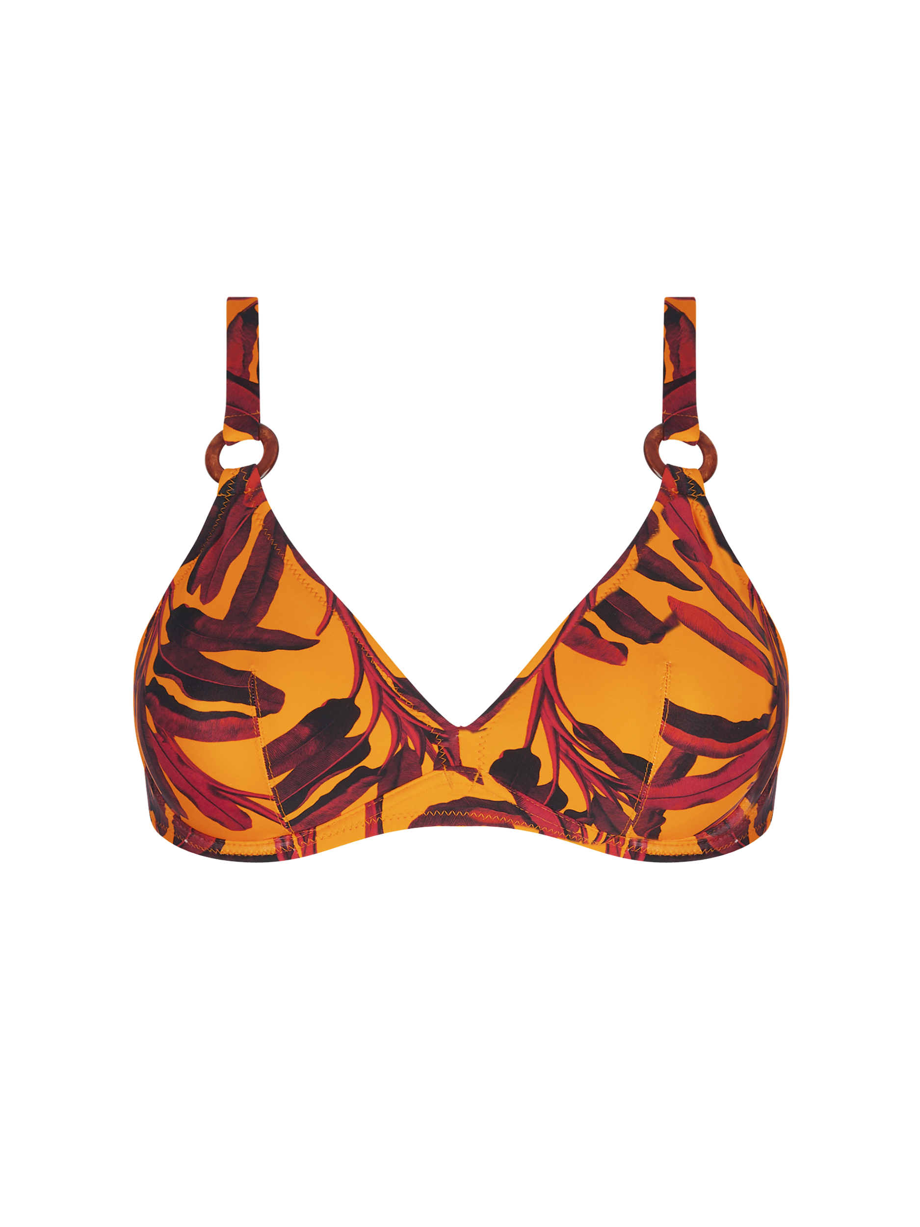 Reggiseno bikini a triangolo Antigel FBB3259 Giallo