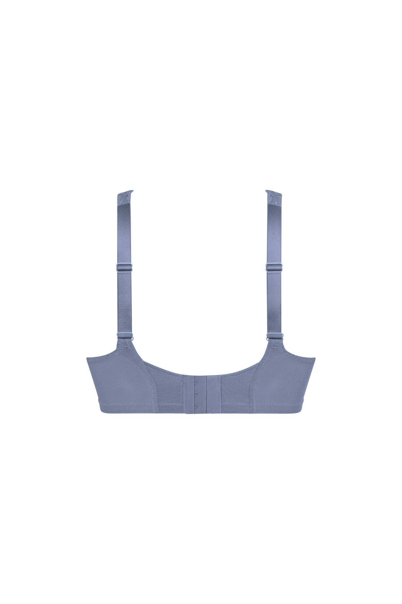 Reggiseno senza ferretto 5296 Eloise coppe F G per seni grandi rosa blu