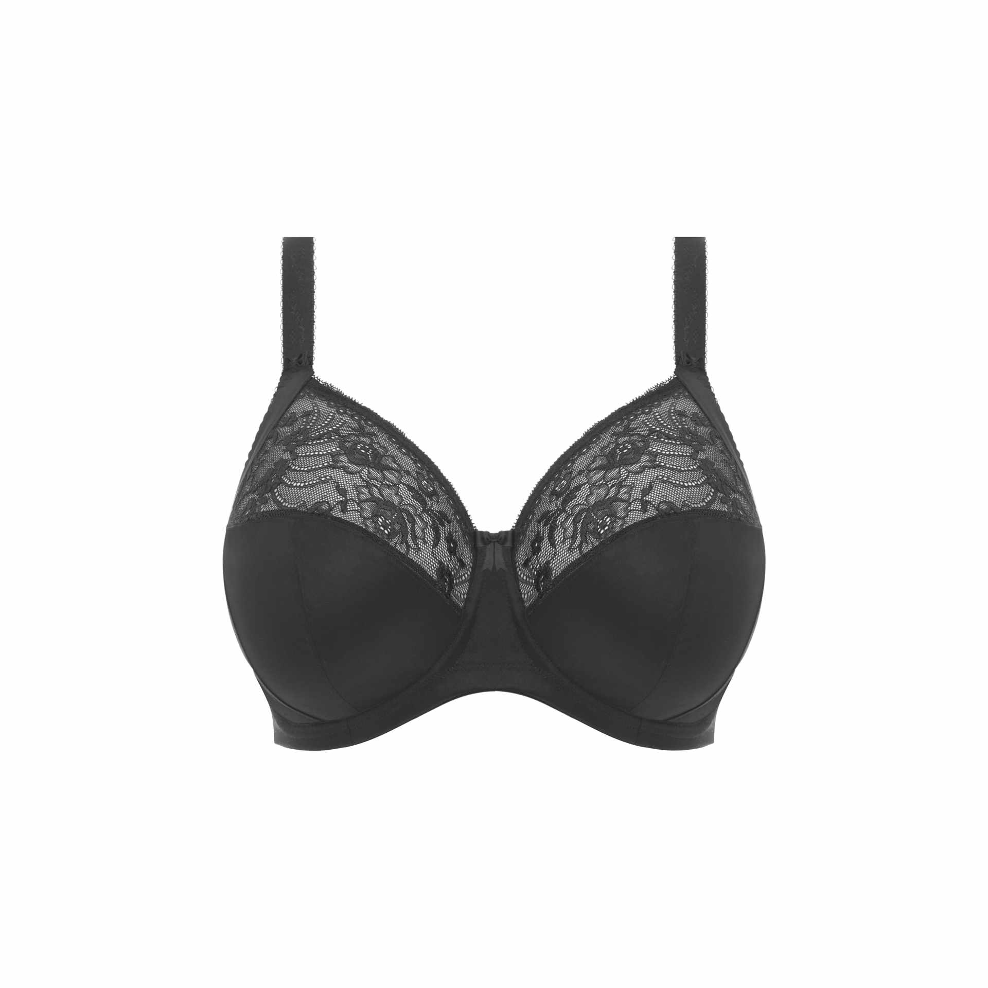 Reggiseno per seni grandoi e molto grandi EL4111 J k L M taglie forti nero e nudo