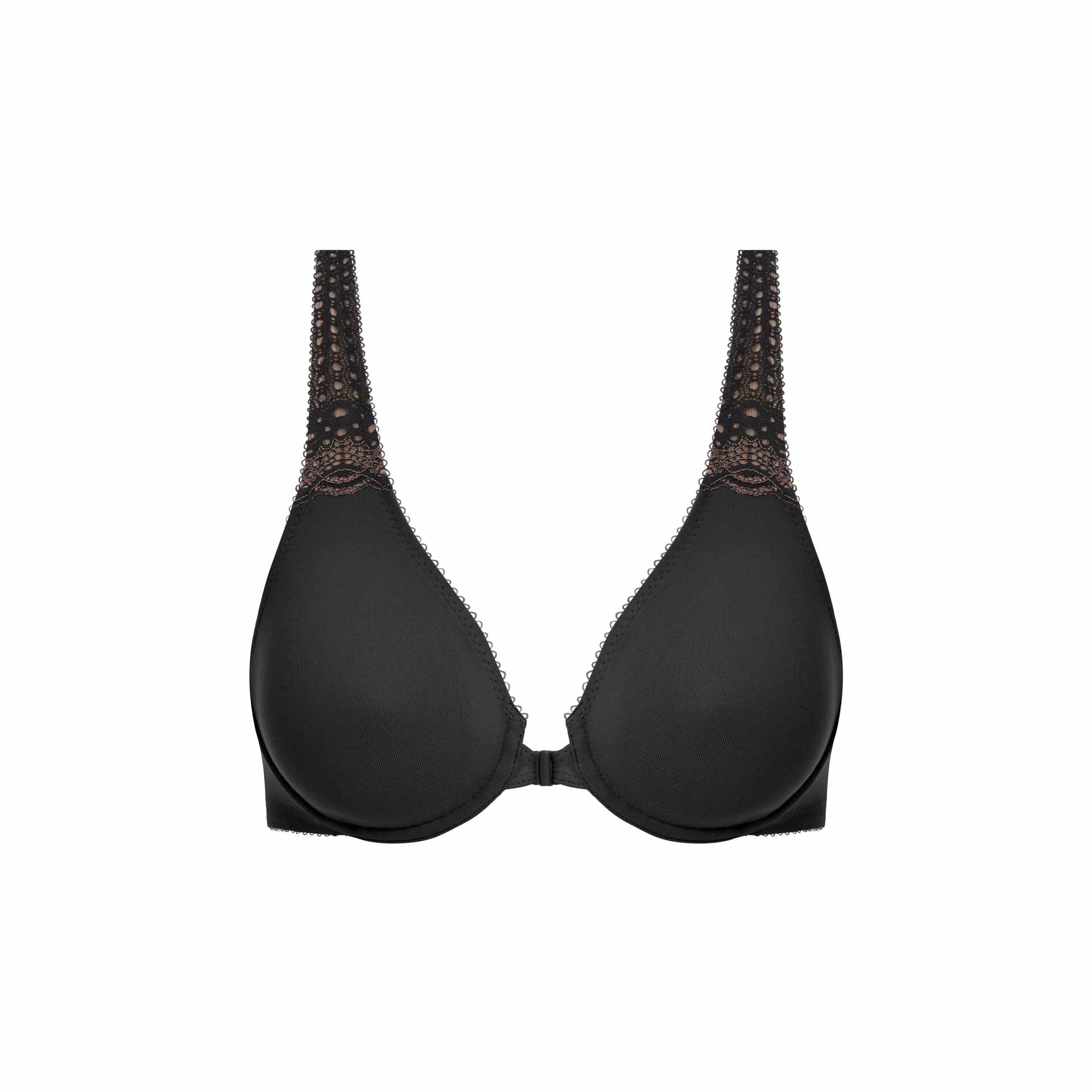 Reggiseno scollo profondo Wacoal WA851311 nero e nudo