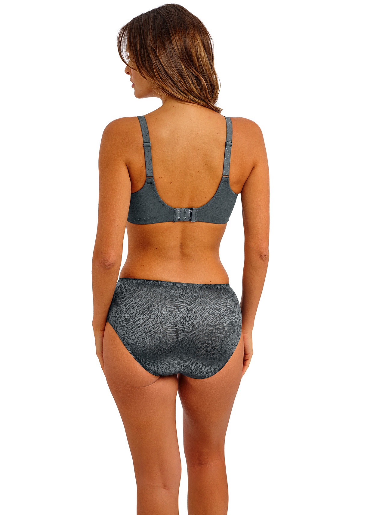 Slip vita alta senza cuciture Wacoal WE601955 010 Ardesia
