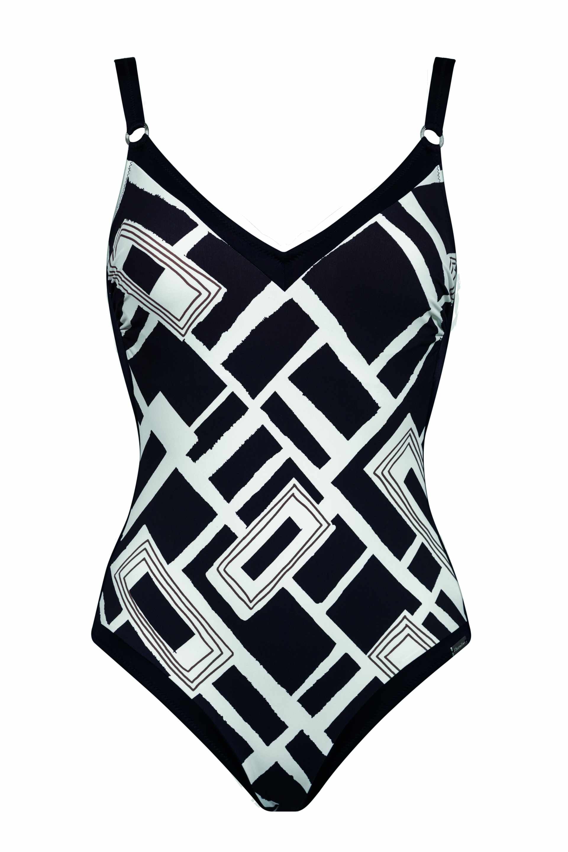 Costume da bagno intero By Charmline 1868 754 077 bianco/nero