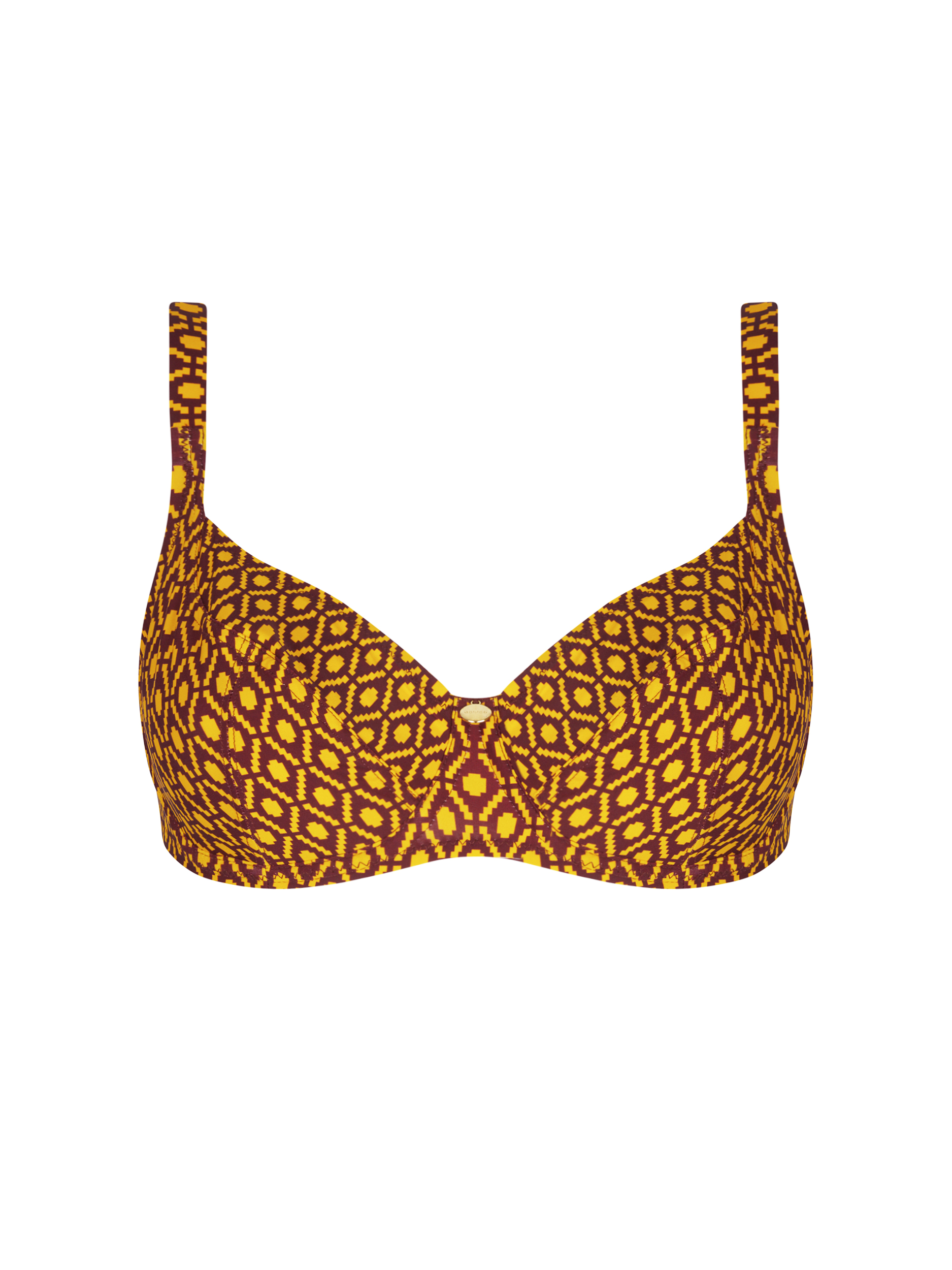 Reggiseno bikini per seni medio grandi Antigel FBB3539 giallo