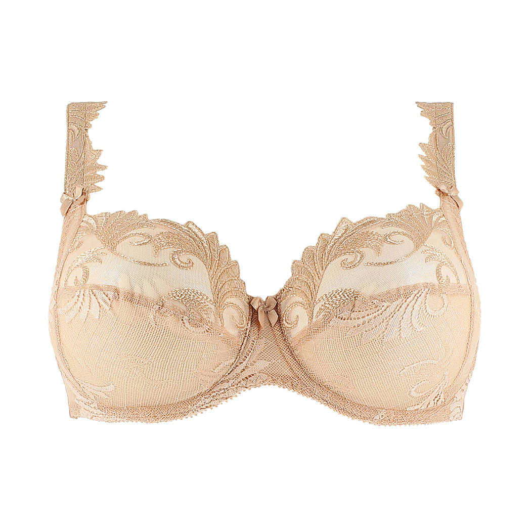 Reggiseno con ferro taglie forti thalia 0756 nudo Empreinte coppa D E