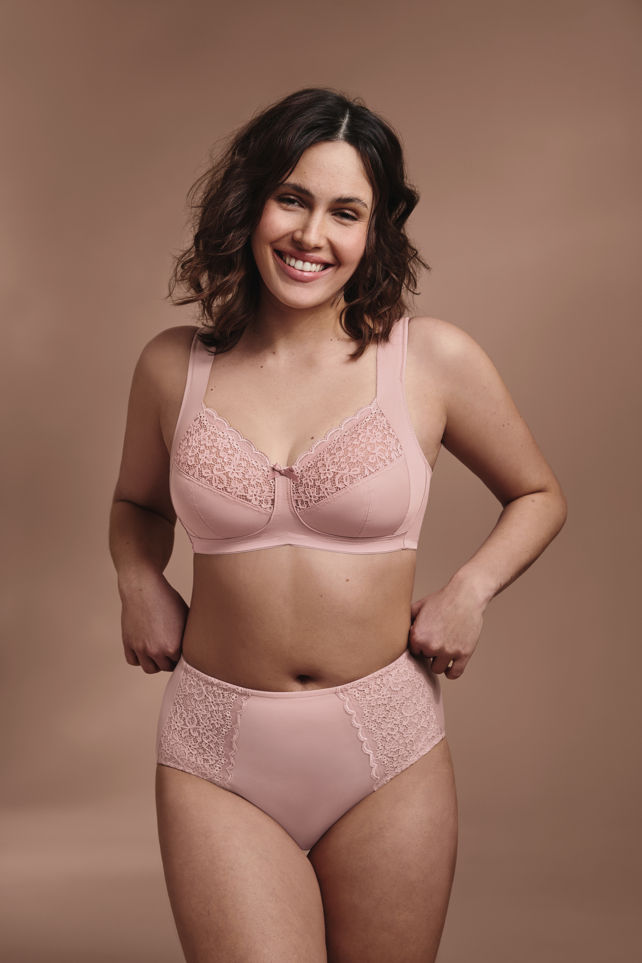 Reggiseno confort senza ferretto 5813-596 coppa G H rosa