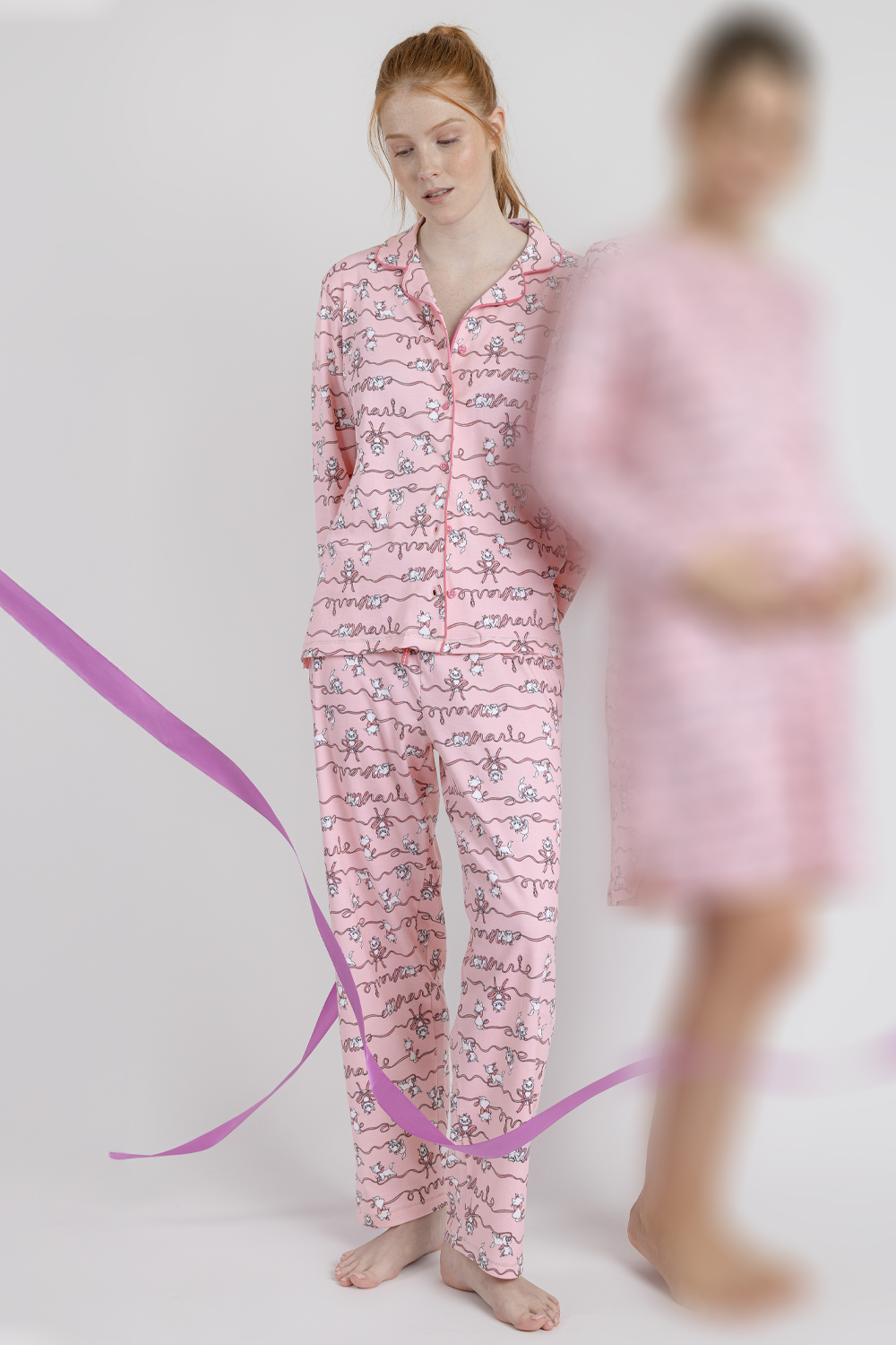 Pigiama donna Disney 63665 rosa