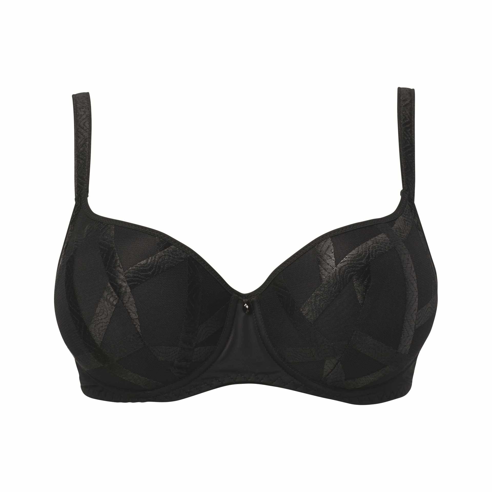 Reggiseno spacer a balconcino 471 08 nero