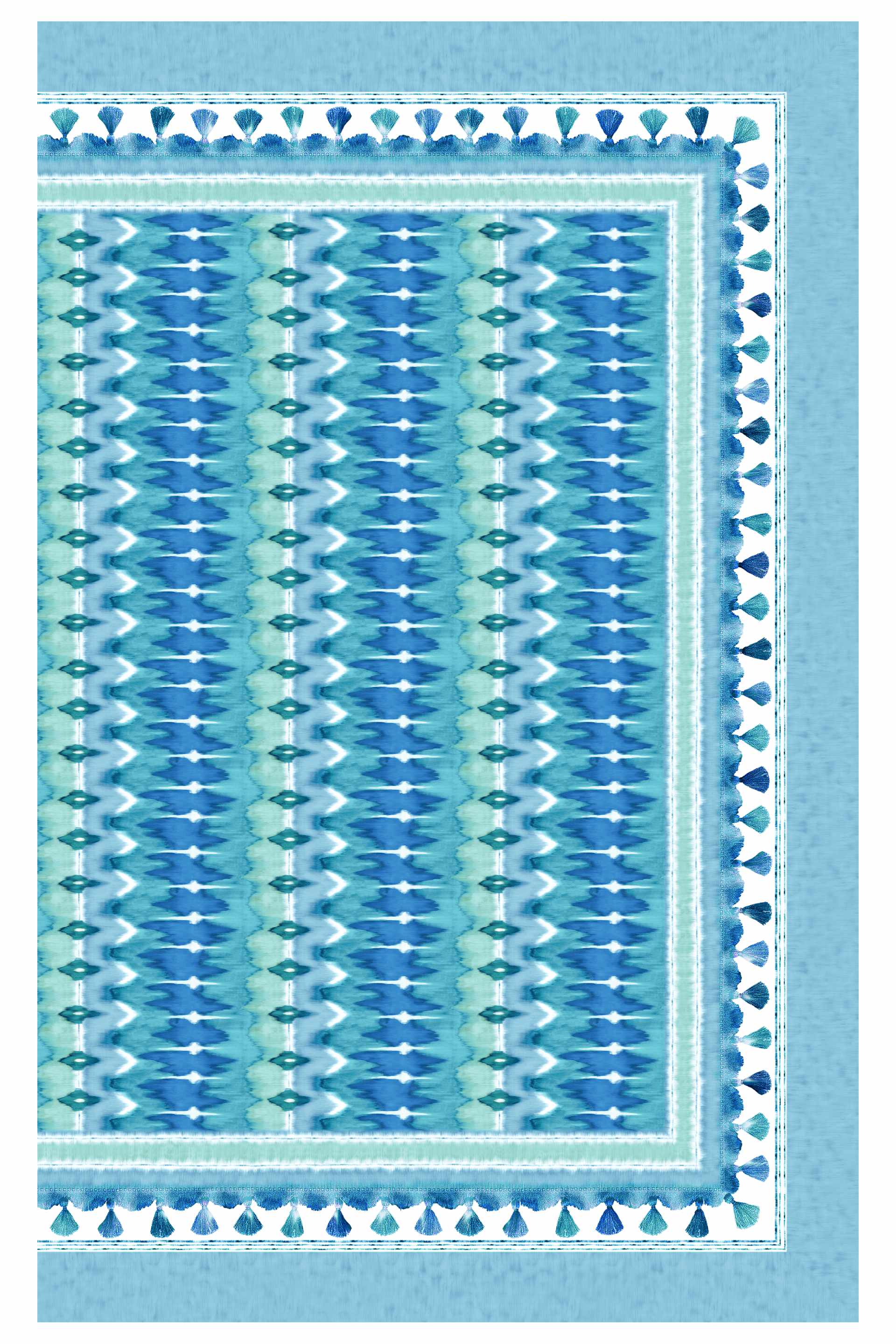 Pareo blu C6190