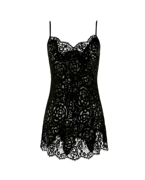 Baby doll di Lise Charmel Dressing Floral ALC1788 Nero