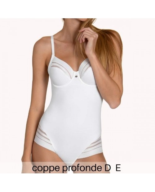 Body con ferretto 23288 Bianco