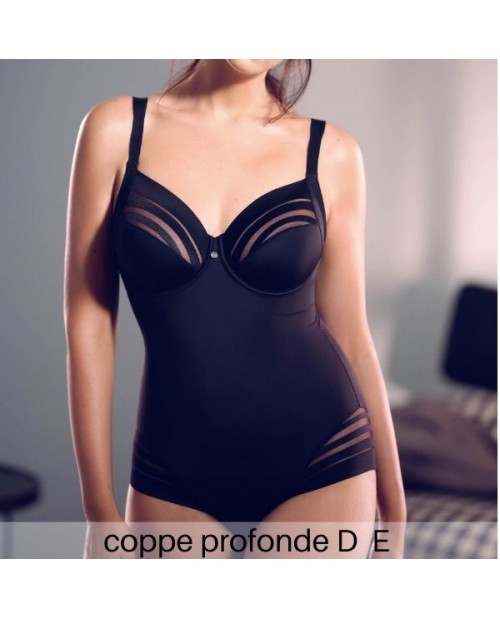 Body con ferretto 23288 Nero