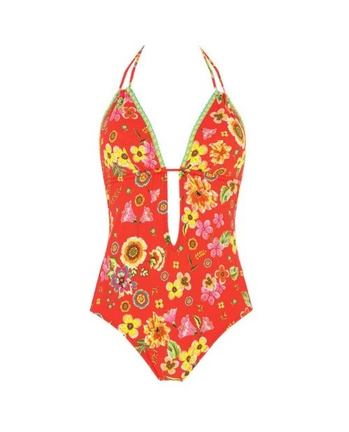 Costume intero fashion EBA9231 Rosso