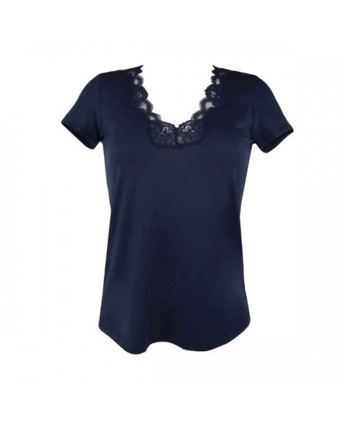 ENA9106 t shirt manica corta blu