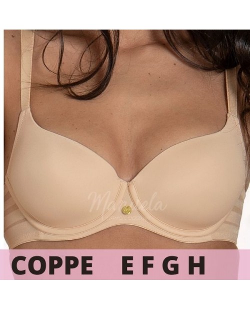 Reggiseni coque coppe profonde F G H 20150 Lisca nudo