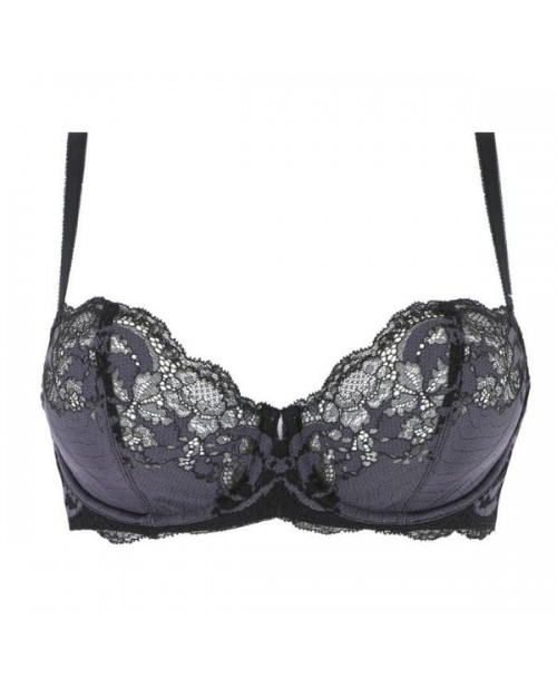 Reggiseno a balconcino Wacoal coppe E F G WA851256 nero