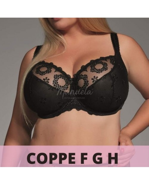 Reggiseno balconet Fortuna coppe F G H I J