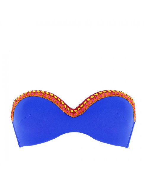 Reggiseno bikini a fascia coque EBA7102 bluette Antigel