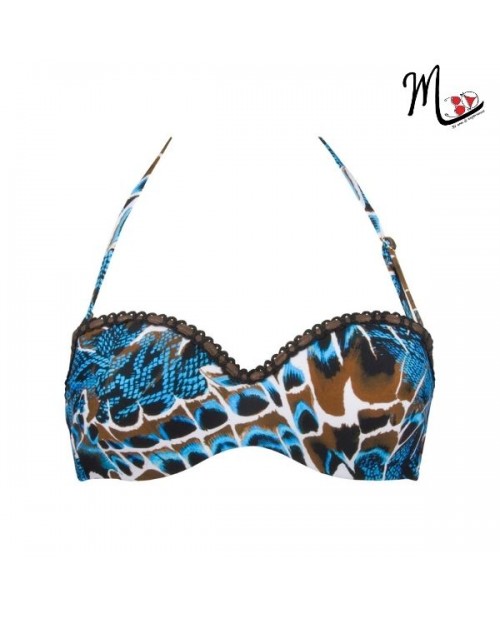 Reggiseno bikini a fascia EBB7144 di Antigel