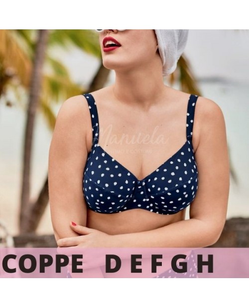 Reggiseno bikini coppe capienti M1 8771-1