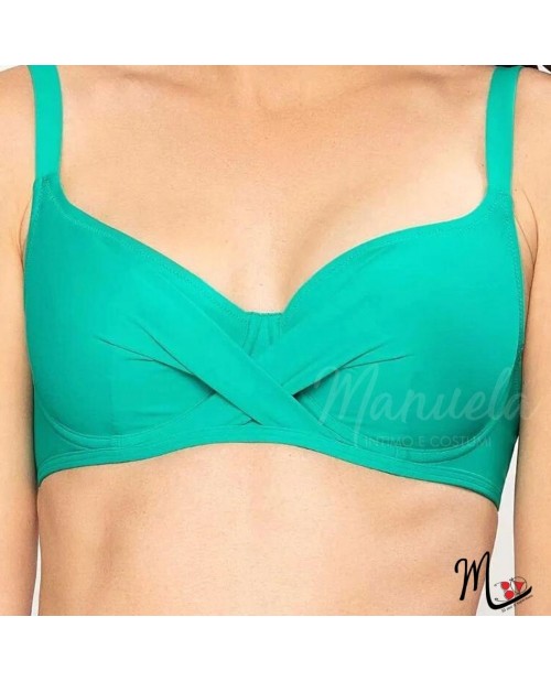 Reggiseno bikini per seni generosi by Antigel FBB3514 verde