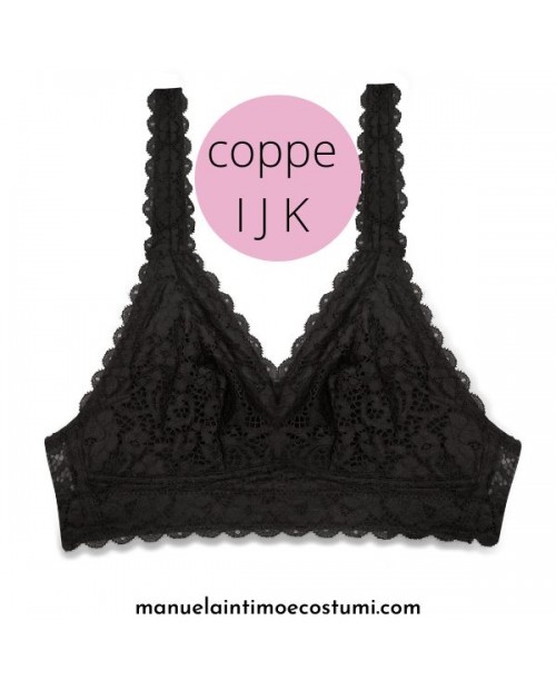 Reggiseno bralette in pizzo 5482 Adriana coppe I J K