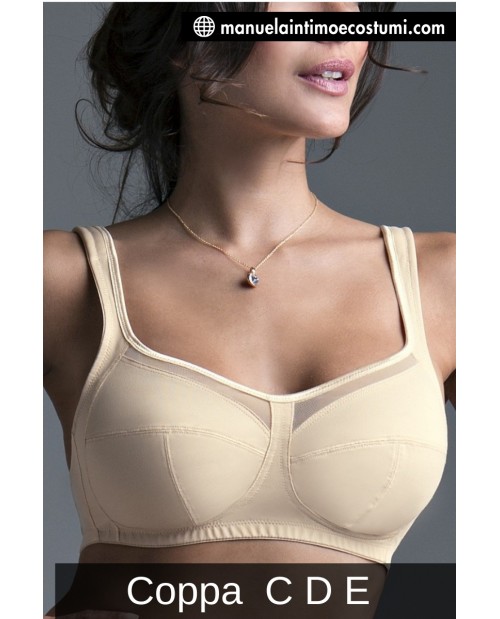 Reggiseno classico senza ferretto Coppa C D E nudo 20069 Sonia