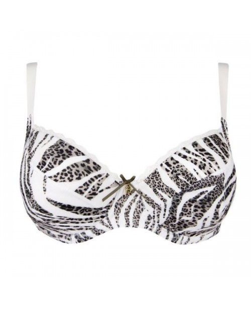 Reggiseno con ferretto balconet coppe profonde zebrato Antigel FCG2898