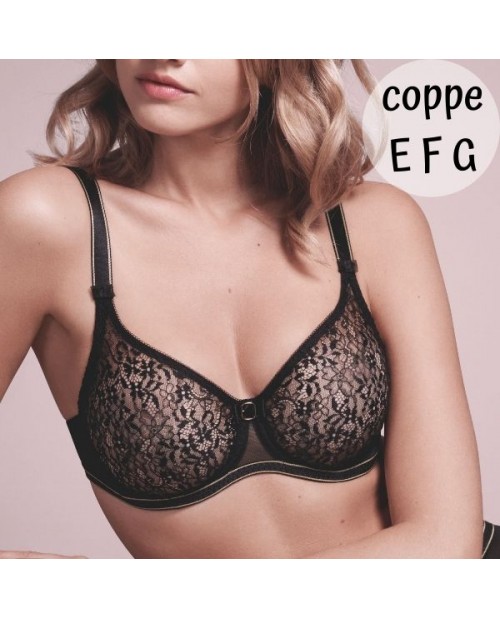 Reggiseno con ferretto coppe E F G 07205