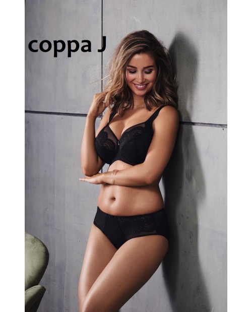 Reggiseno con ferretto Selma 5635 coppa J Selma di Anita rosa bianco nero