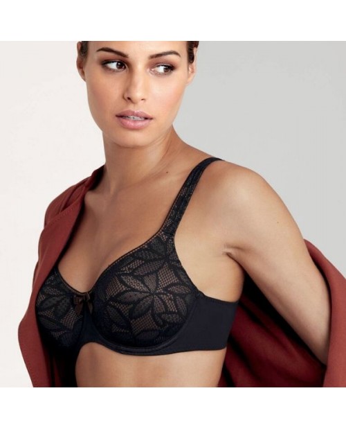 Reggiseno con ferro coppe grandi F G H 5272 nero