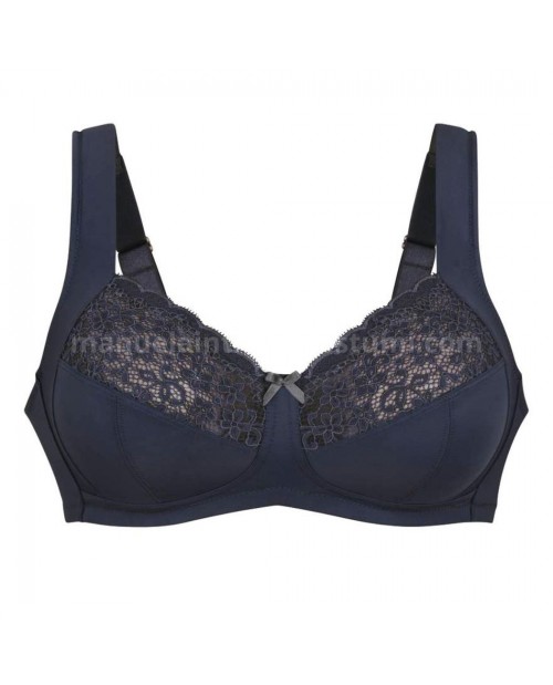 Reggiseno confort senza ferretto 5813 grigio coppa E F