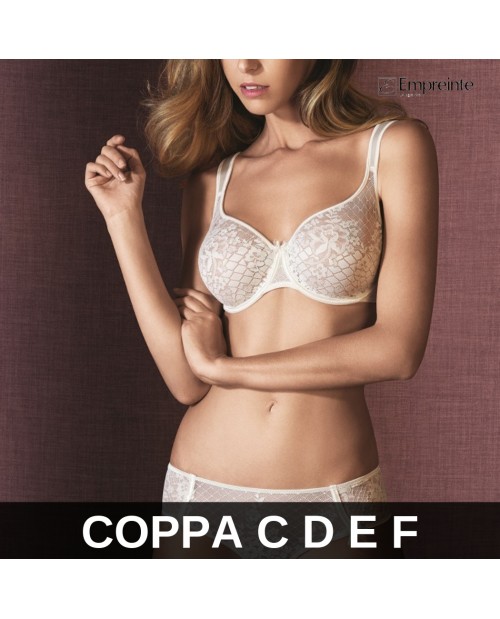 Reggiseno in pizzo senza cuciture 786 Empreinte Avorio