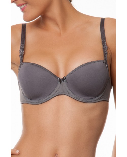 Reggiseno spacer DCC2689 grigio ardesia Antinea