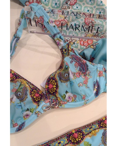 Reggiseno triangolo con ferretto ABA2523 Fleur Lagon di Lise Charmel