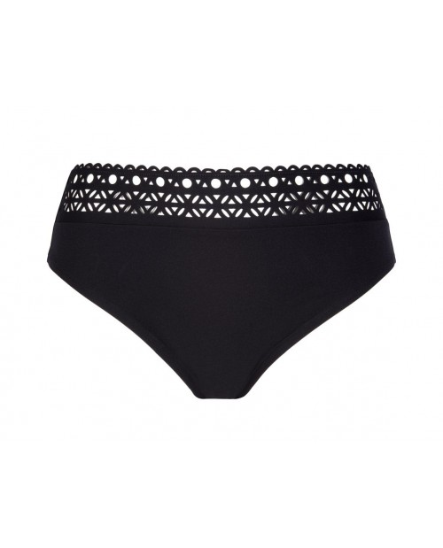 Slip alto 15B Ajourage Couture ABA0615 Nero