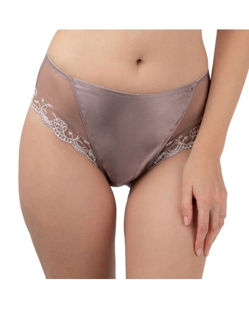 Slip alto C80 Splendeur Soie di Lise Charmel ACC0380 visone