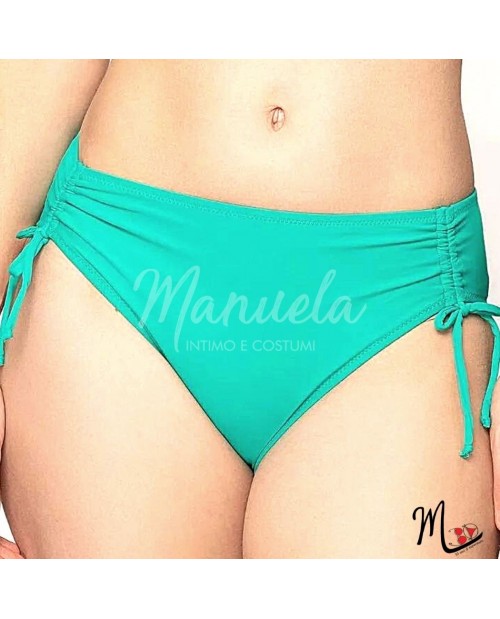 Slip bikini con coulisse by Antigel FBB0614 verde