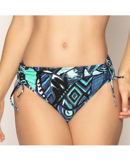 Slip bikini con coulisse L'art Premiere di Antigel FBA0642 blu