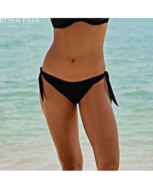Slip bikini con laccetti Rosa Faya L9 8712- 0 nero