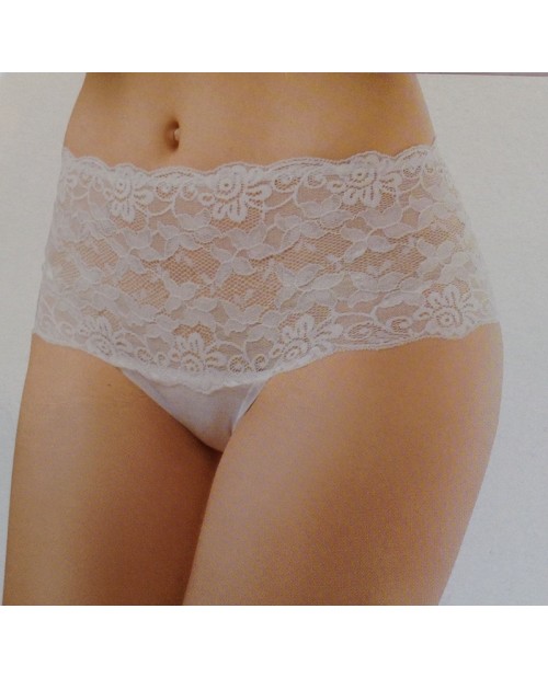 Slip con pizzo 000211 Bianco